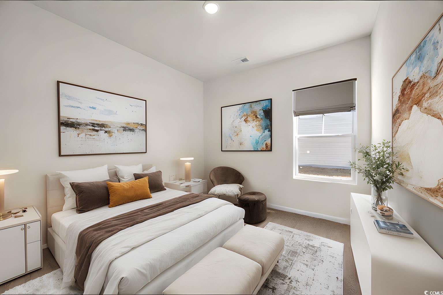 556 Honeyhill Loop Conway, SC 29526 - Photo 8 of 40 Bedroom with light colored carpet, baseboards, and