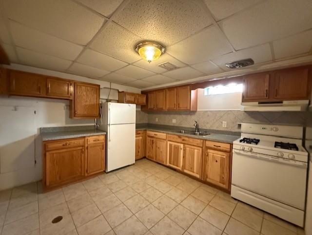 2355 Calvert Street Aliquippa, PA 15001 - Photo 23 of 28 a kitchen with granite countertop cabinets and white stainless steel appliances