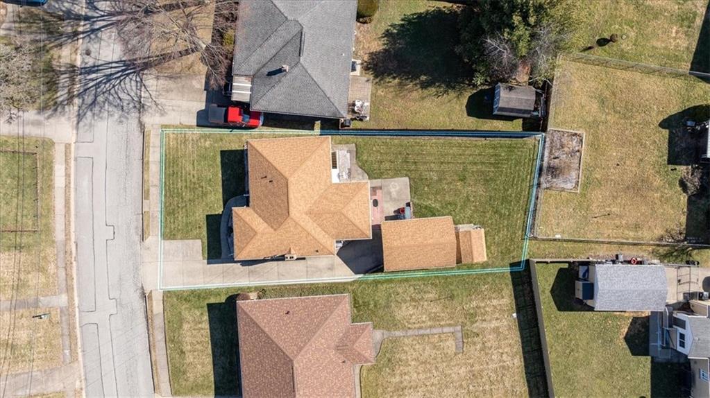 2355 Calvert Street Aliquippa, PA 15001 - Photo 6 of 28 an aerial view of residential houses with outdoor space