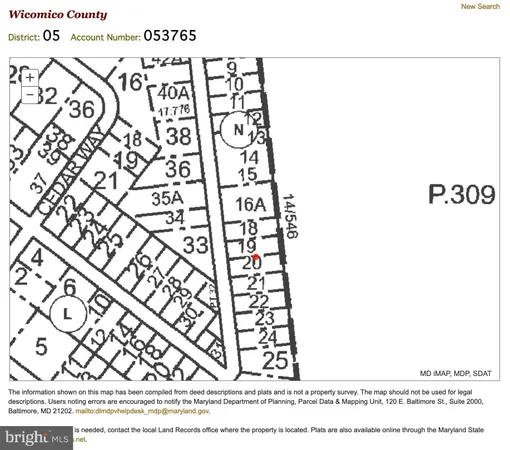 $35,000 | Lot 20 Pine Way, Salisbury, MD 21804