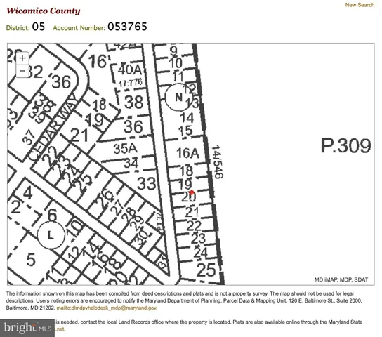 $35,000 | Lot 20 Pine Way, Salisbury, MD 21804