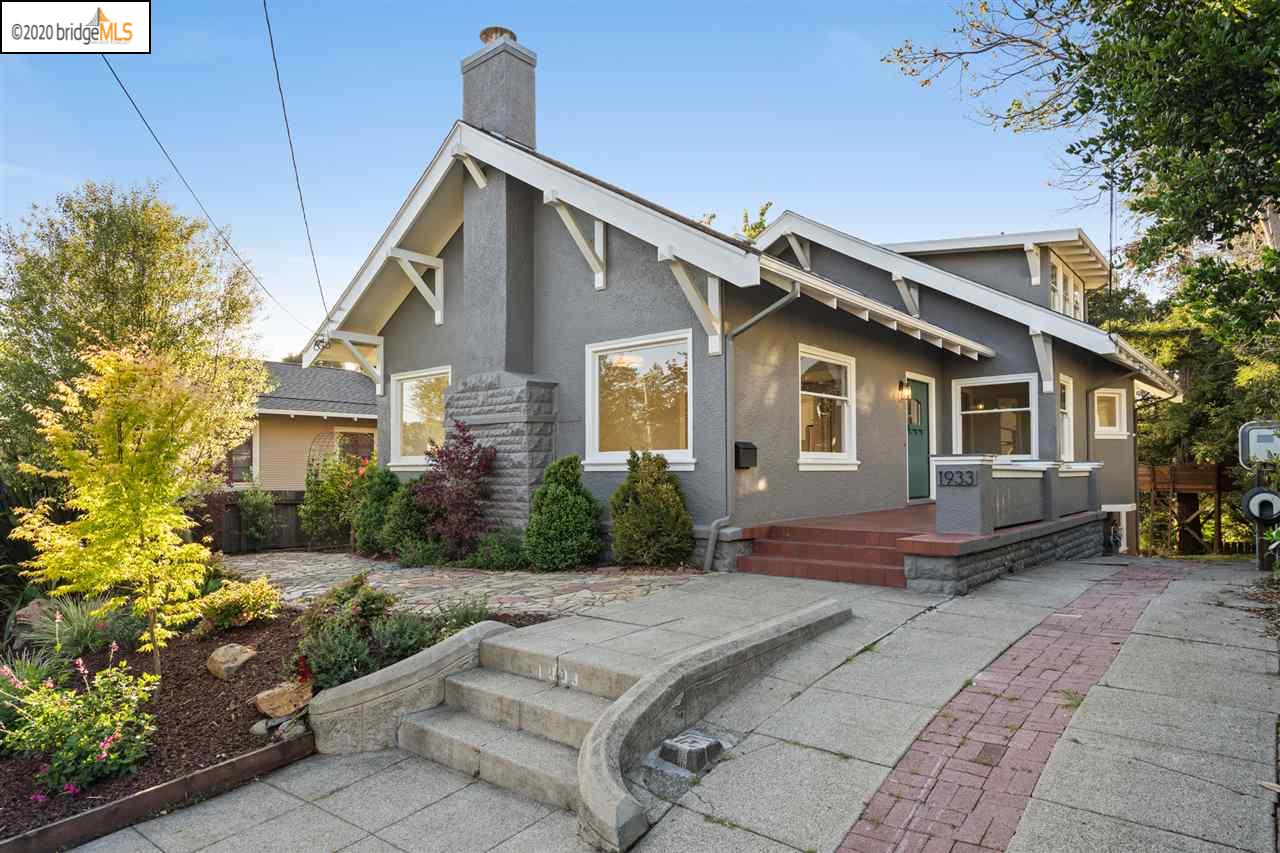 1933 Yolo Avenue Berkeley, CA 94707 - Photo 1 of 1 a front view of a house with a garden