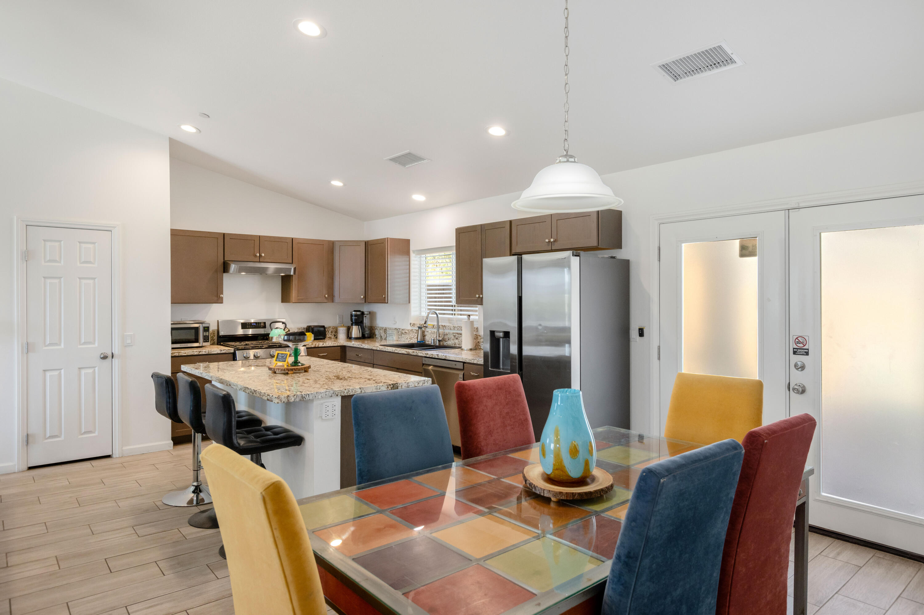 66560 Ocotillo Road Desert Hot Springs, CA 92240 - Photo 9 of 34 Dining area view to Kitchen