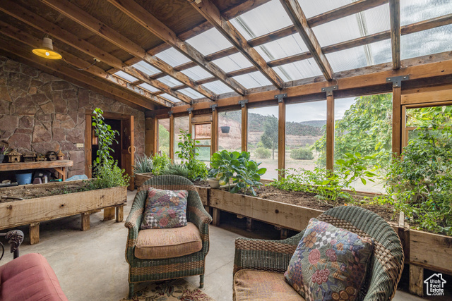 1095 South Montezuma Canyon Road Monticello, UT 84535 - Photo 8 of 109 Atrium to the west of the living room