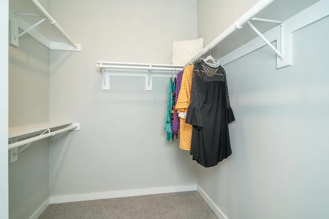 a view of walk in closet