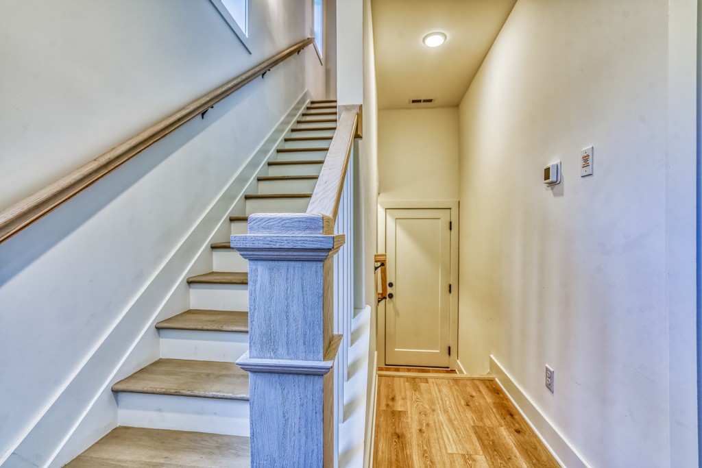 1519 Meridian Street, Unit 3 Nashville, TN 37207 - Photo 31 of 61 a view of a hallway with wooden floor and staircase