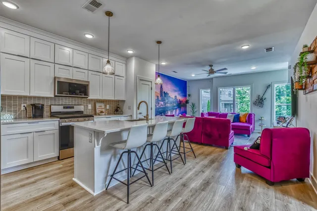 a view of a chairs in a balcony