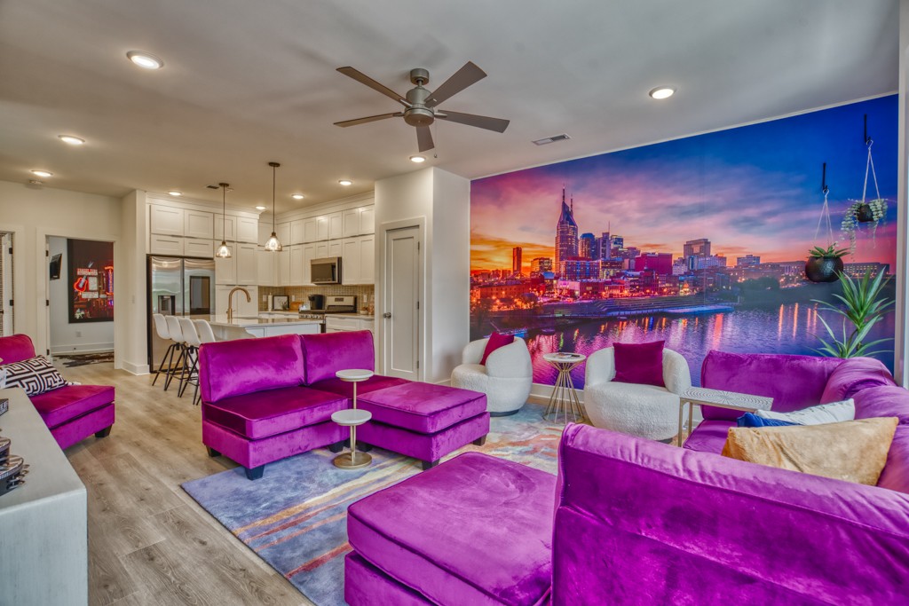 1519 Meridian Street, Unit 3 Nashville, TN 37207 - Photo 49 of 61 a living room with furniture and a view of kitchen