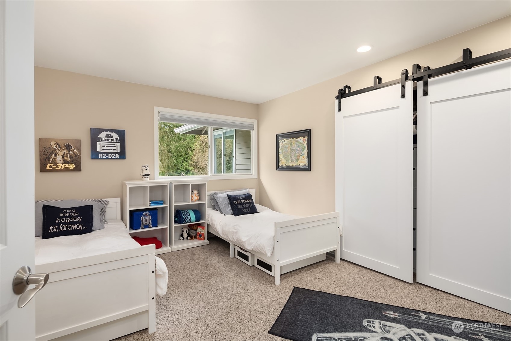 15425 192nd Court Northeast Woodinville, WA 98072 - Photo 27 of 33 a bedroom with bed and a window