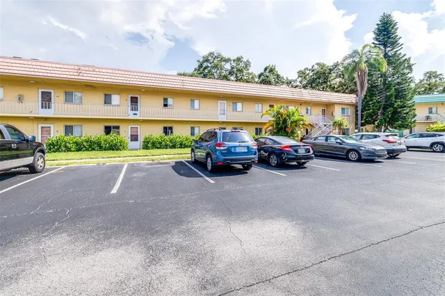 a view of a house with a balcony