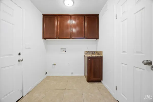 a view of a elevator and an empty room