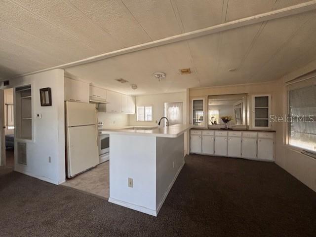 6624 Durian Trail New Port Richey, FL 34653 - Photo 4 of 9 a kitchen with refrigerator and cabinets