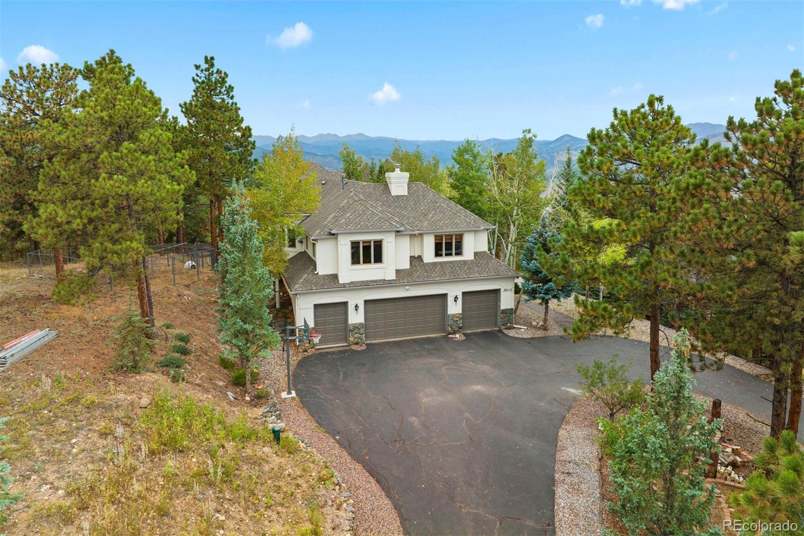 29115 Summit Ranch Drive Golden, CO 80401 - Photo 39 of 50 a house with trees in front of it