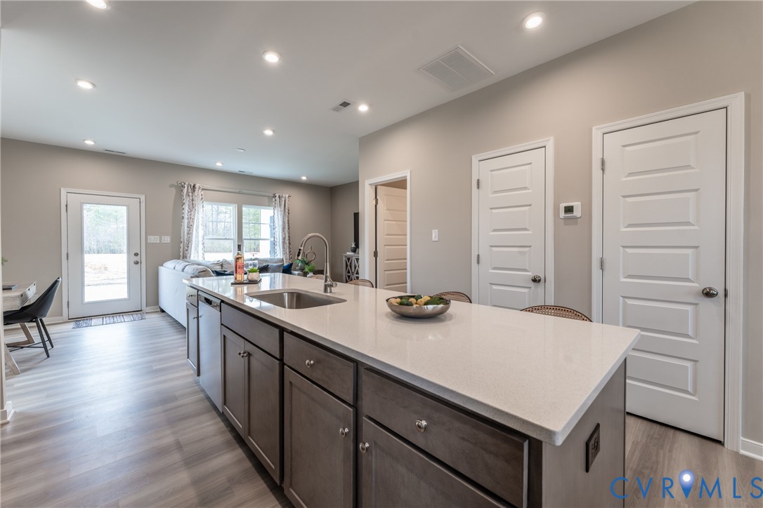 244 Greenpark Road Sandston, VA 23150 - Photo 6 of 30 a kitchen with counter space and center island