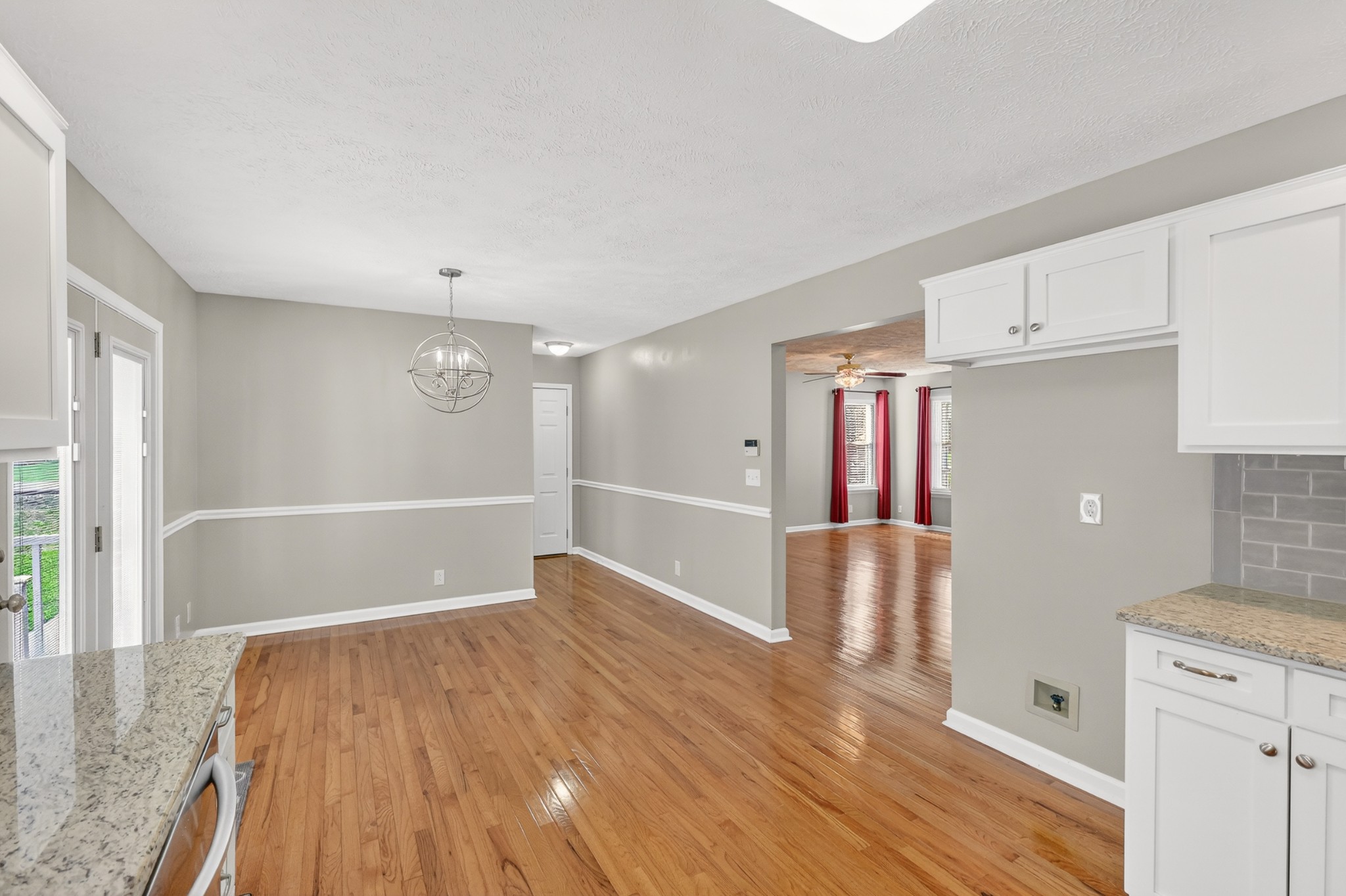 3145 Middleton Drive Rockvale, TN 37153 - Photo 12 of 50 a view of livingroom with hardwood floor and a ceiling fan
