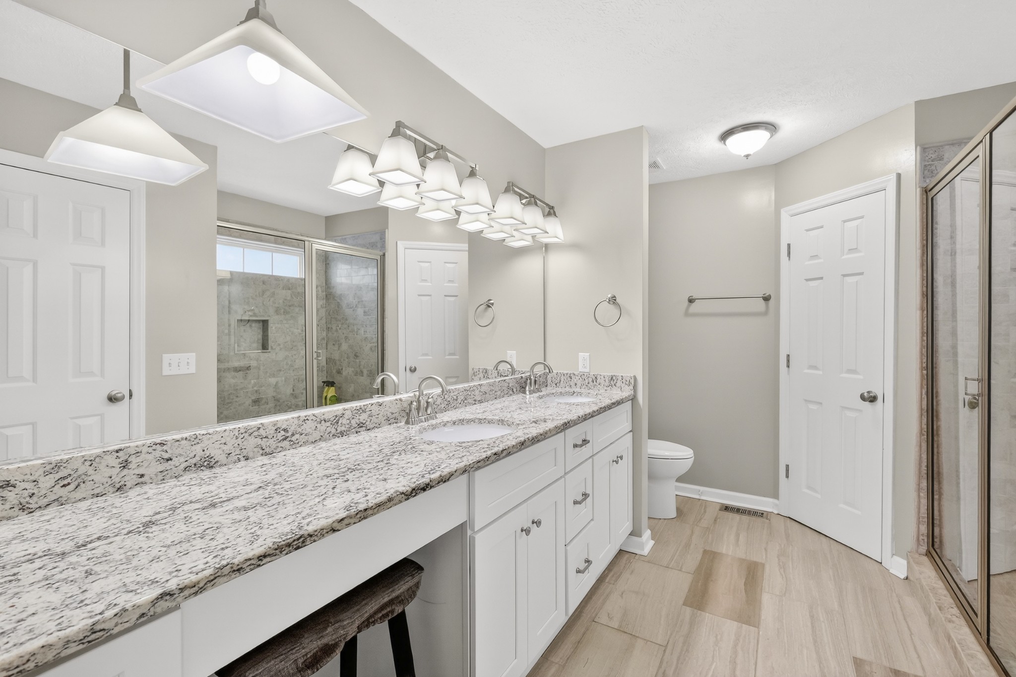 3145 Middleton Drive Rockvale, TN 37153 - Photo 17 of 50 a bathroom with a granite countertop double vanity sink and a mirror