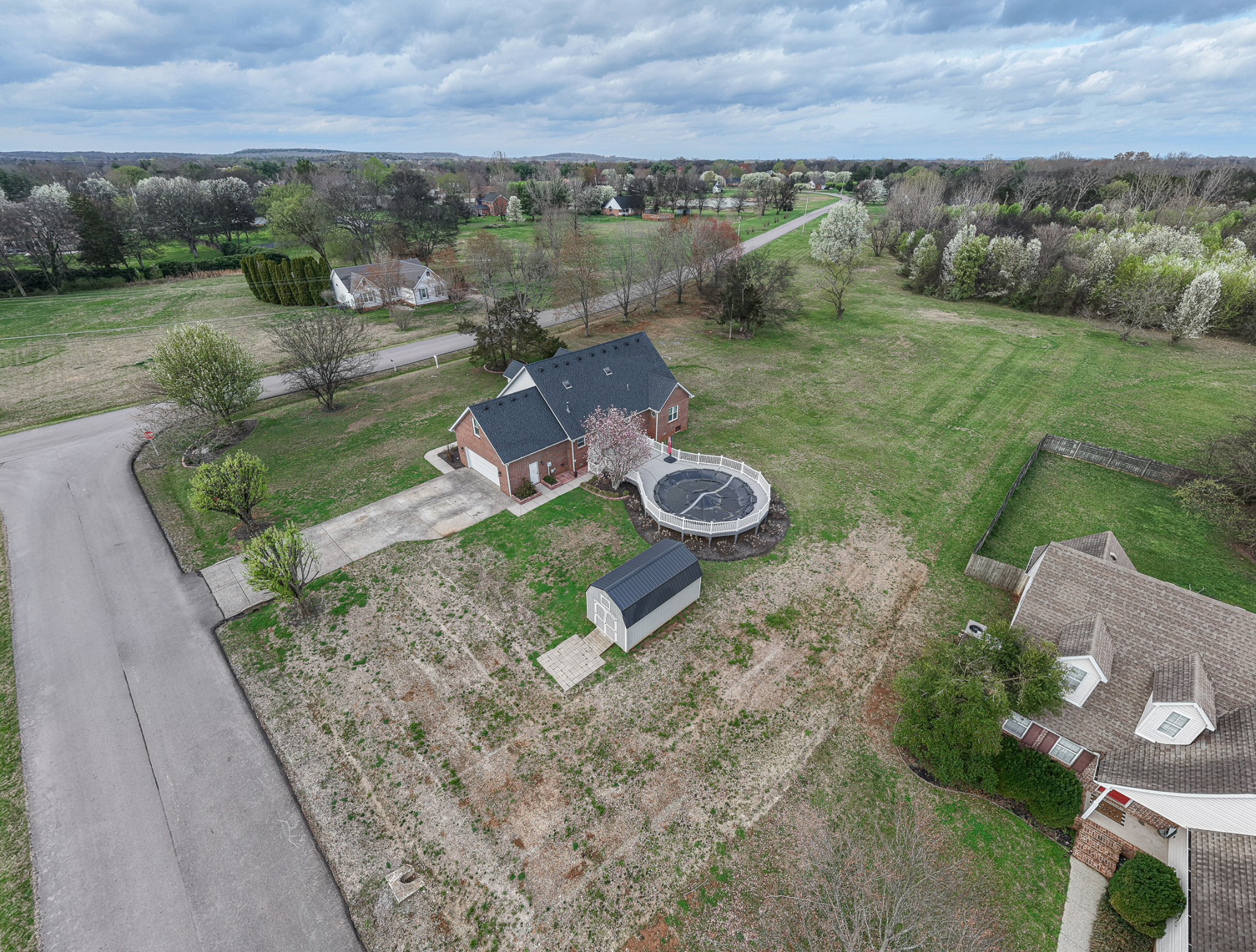 3145 Middleton Drive Rockvale, TN 37153 - Photo 47 of 50 an aerial view of a house with garden