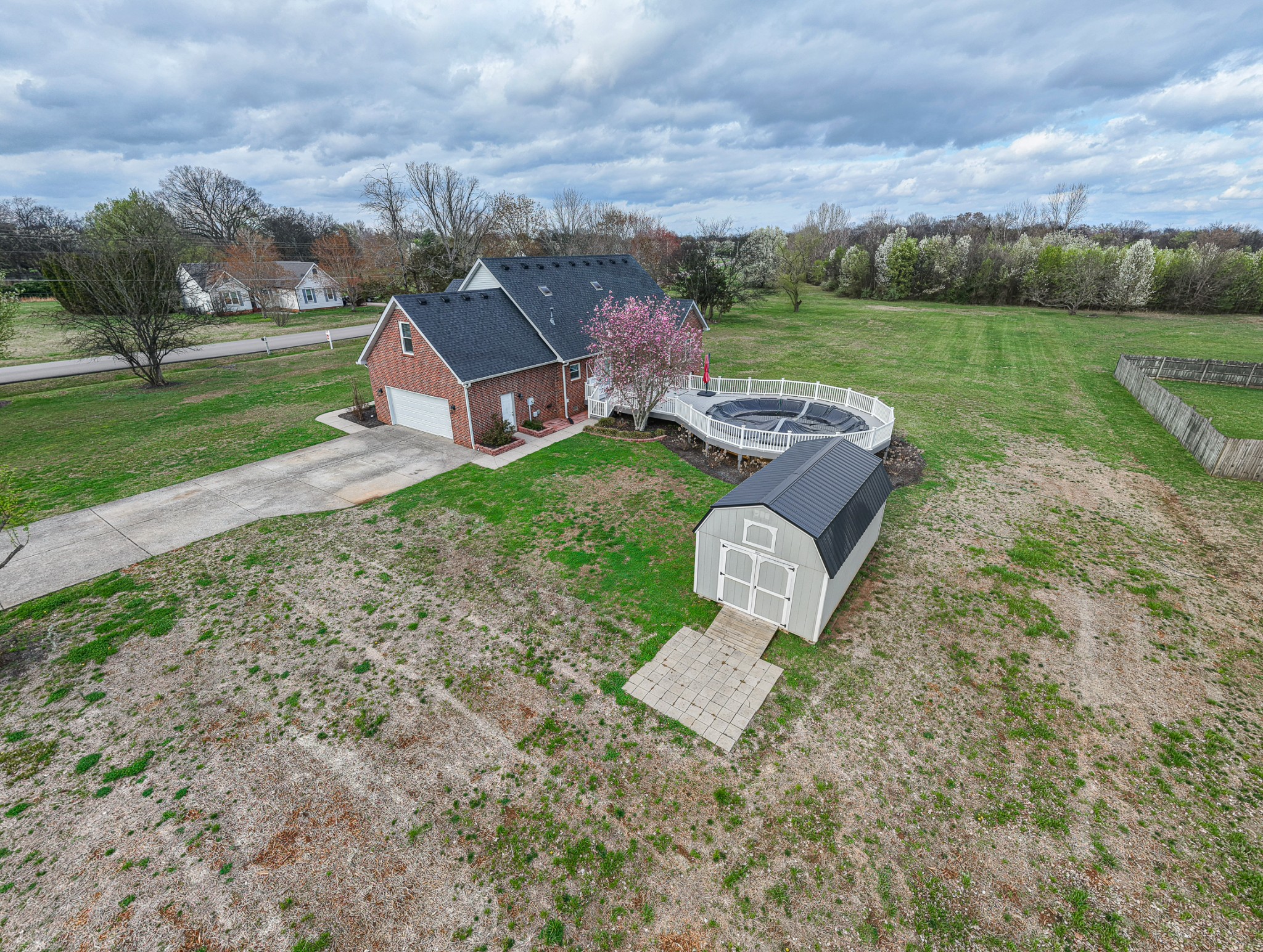 3145 Middleton Drive Rockvale, TN 37153 - Photo 48 of 50 an aerial view of a house with garden space and street view