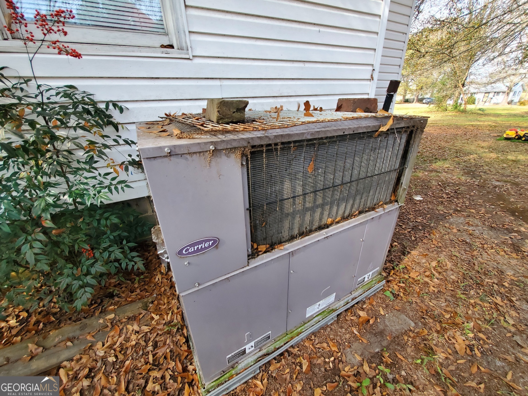 134 Adams Street Lavonia, GA 30553 - Photo 12 of 29 a view of a back yard of the house