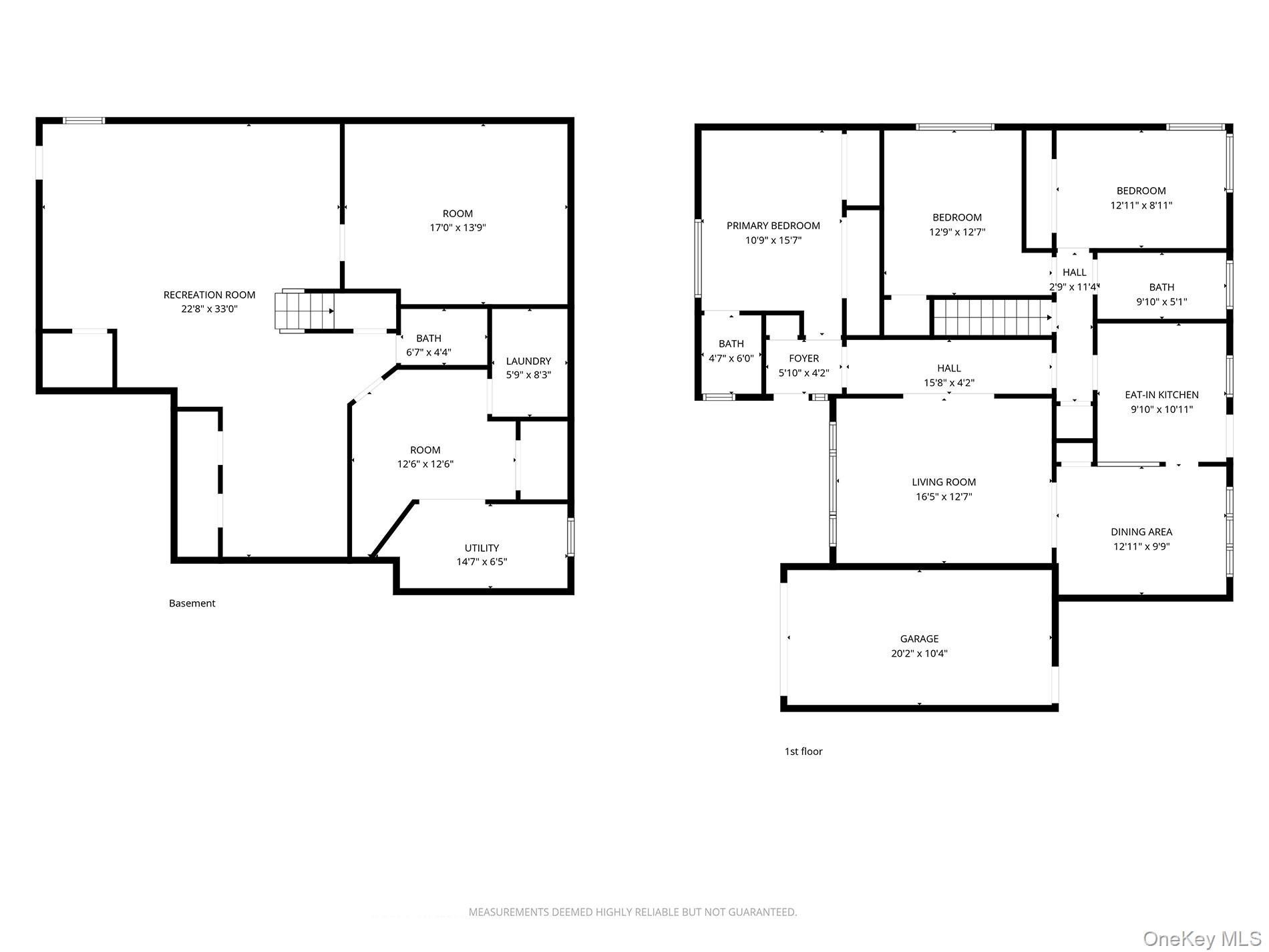1522 Rica Place Valley Stream, NY 11580 - Photo 34 of 34 a picture of a floor plan
