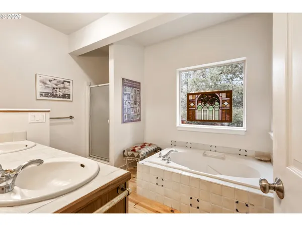 a bathroom with a sink and a bathtub