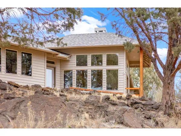 front view of a house with a tree