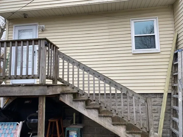 a view of terrace with seating space