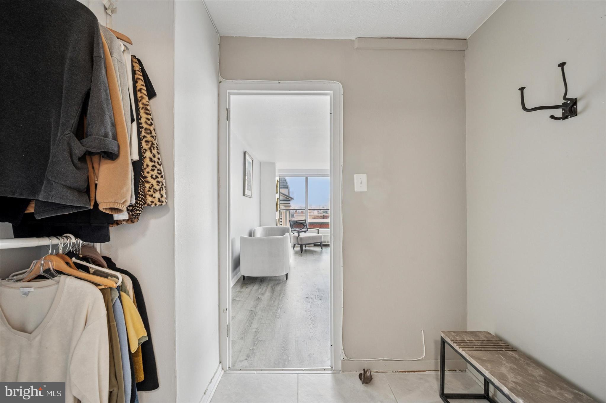 224 West Rittenhouse Square, Unit 715A Philadelphia, PA 19103 - Photo 21 of 47 a view of walk in closet with clothes and shoes