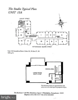 $235,000 | 224 West Rittenhouse Square, Unit 715A, Philadelphia, PA 19103