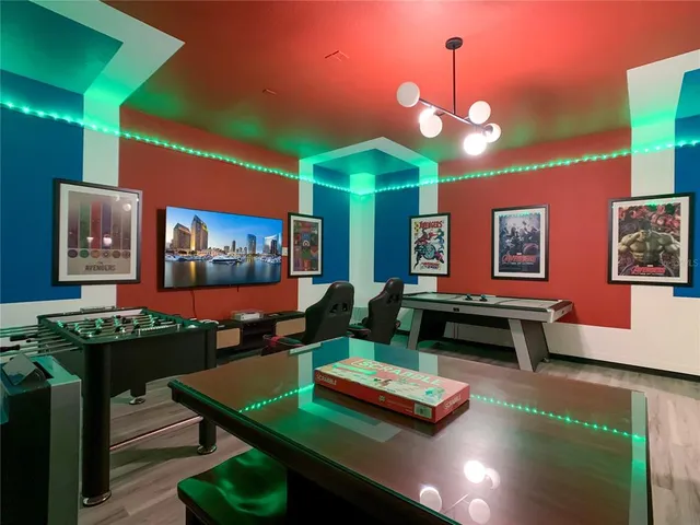 a view of a workspace with furniture