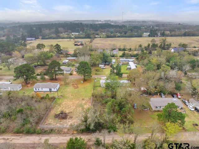 a view of a lake with a city