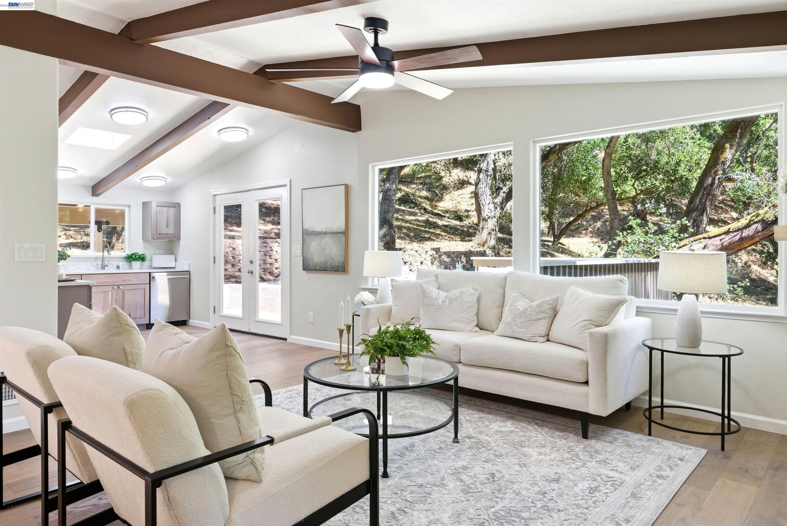 1929 Kilkare Road Sunol, CA 94586 - Photo 7 of 24 a living room with furniture and a large window