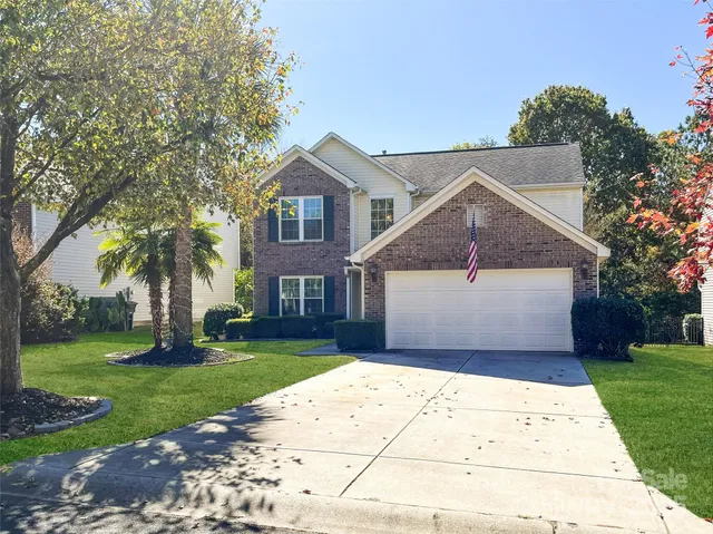 front view of house with a yard