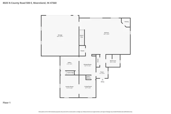 $695,000 | 8025 North County Road 500 East, Mooreland, IN 47360