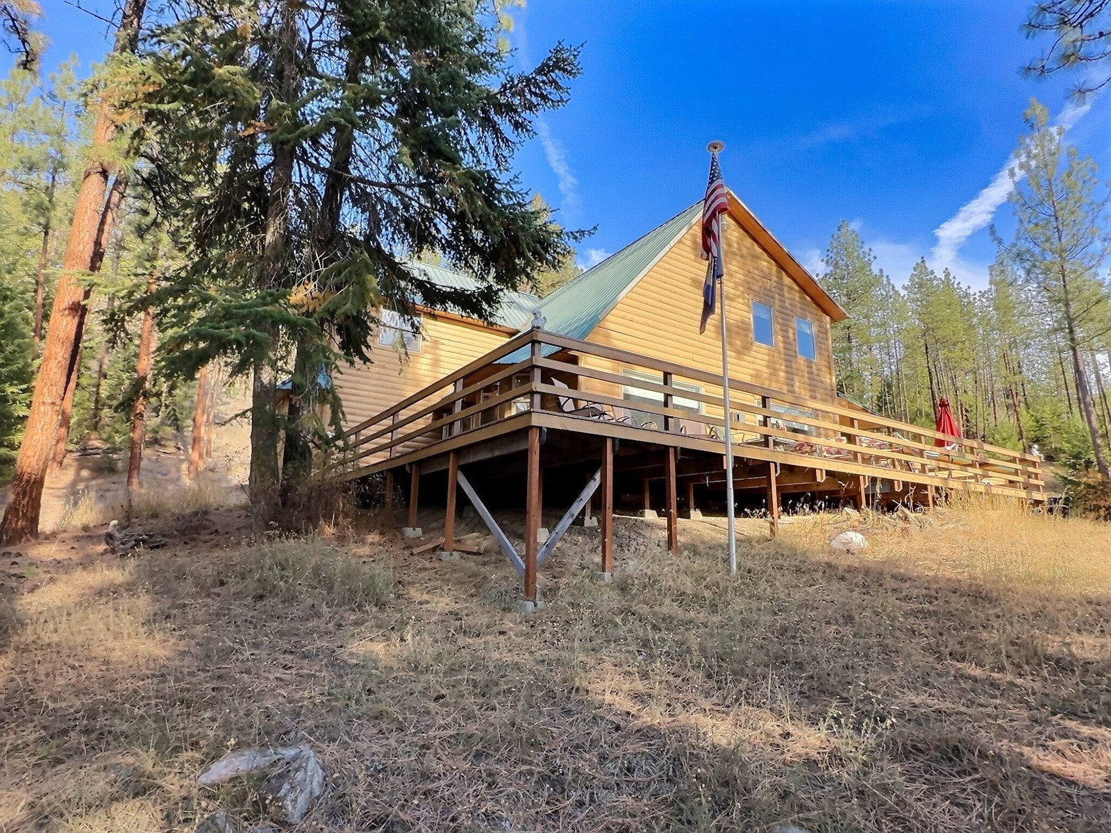 152 Buffalo Bill Road Plains, MT 59859 - Photo 52 of 71 Rear view of house featuring a???????????????????????? deck