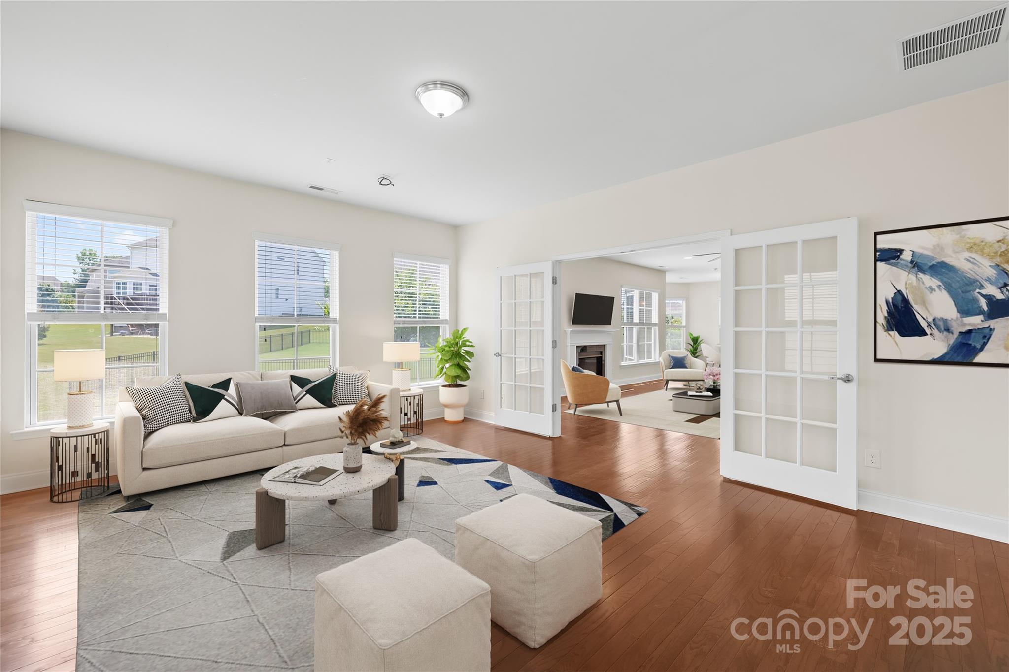 586 Brookhaven Drive Fort Mill, SC 29708 - Photo 18 of 47 a living room with furniture and a large window