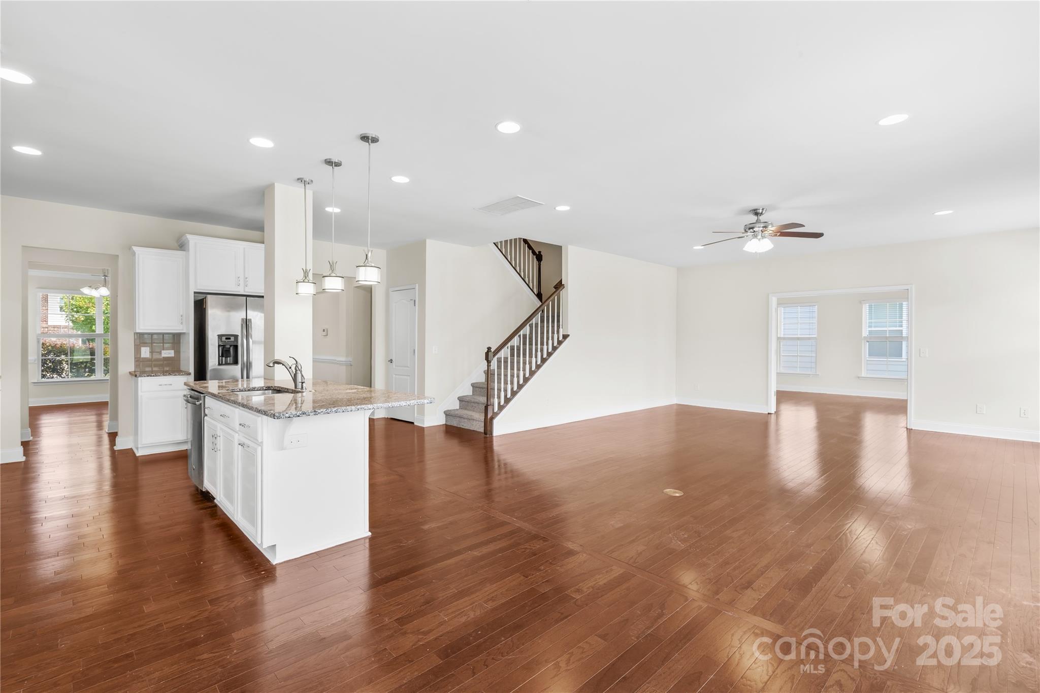586 Brookhaven Drive Fort Mill, SC 29708 - Photo 27 of 47 a view of kitchen with cabinets and wooden floor