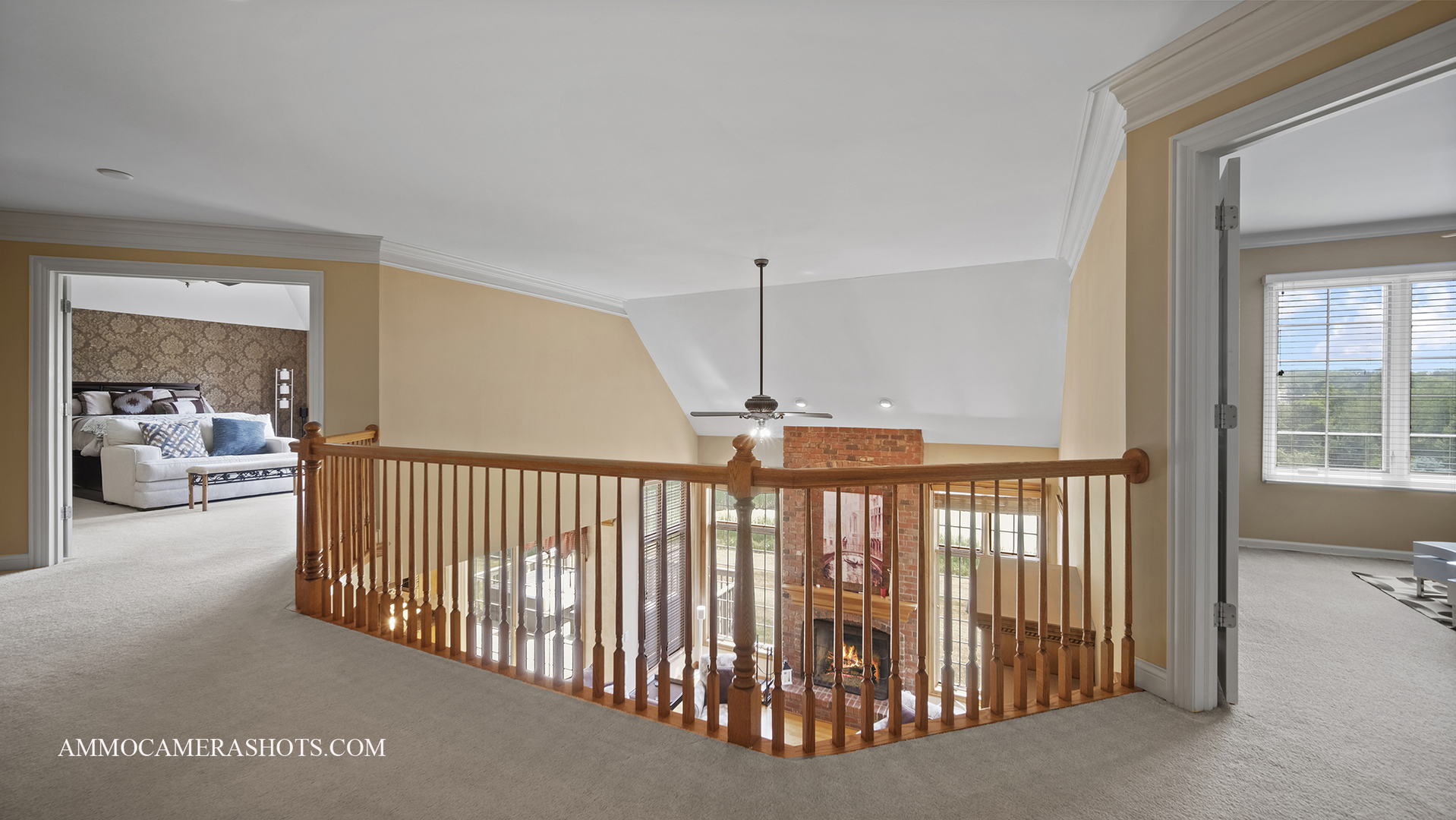 39W555 Walt Whitman Road St. Charles, IL 60175 - Photo 25 of 52 a view of a hallway with bedroom and balcony