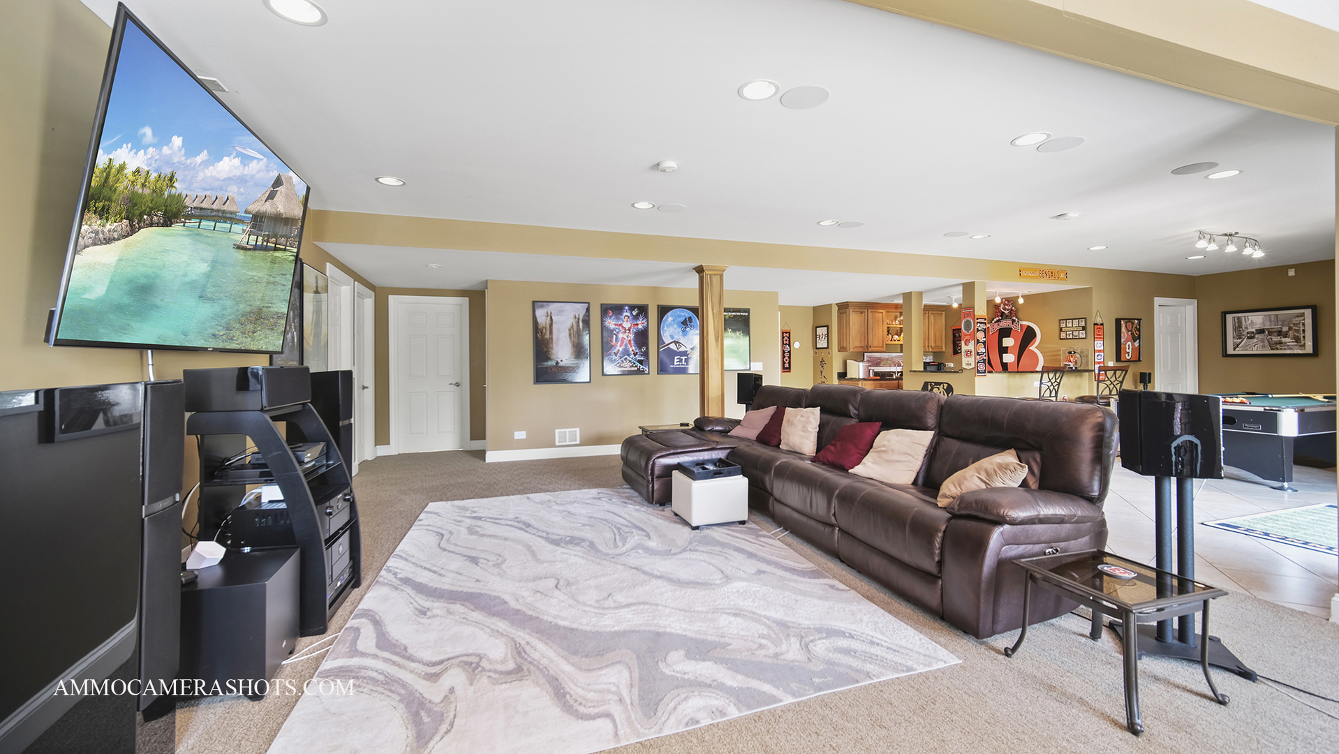 39W555 Walt Whitman Road St. Charles, IL 60175 - Photo 41 of 52 a living room with furniture and a flat screen tv