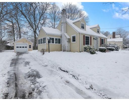 37 Harwood Road Natick, MA 01760 - Photo 2 of 18 a view of a house with a yard covered in snow