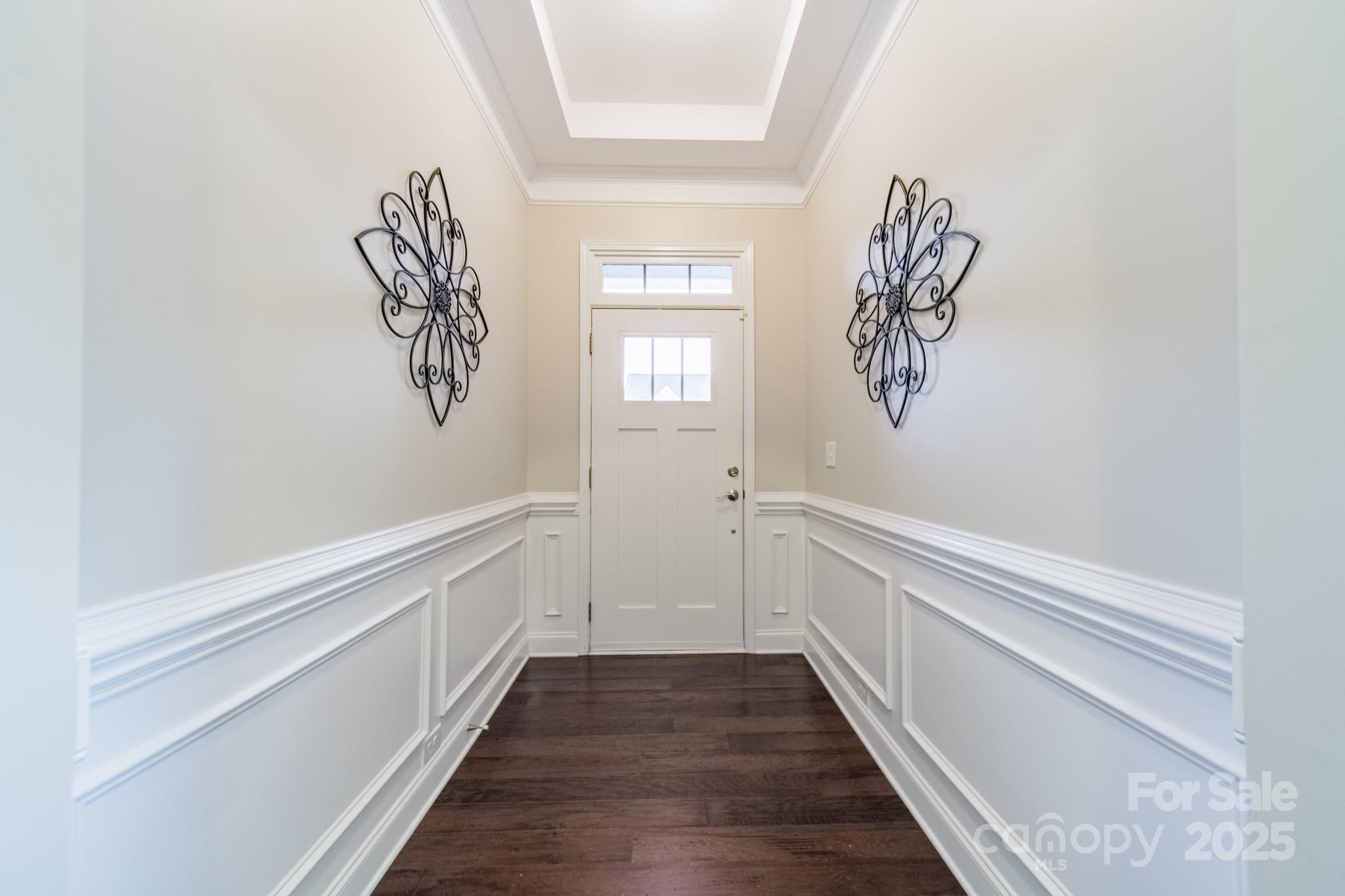 3419 Streamside Drive, Unit 463 Davidson, NC 28036 - Photo 24 of 43 a view of hallway with window and wooden floor