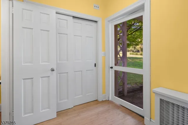 a view of front door