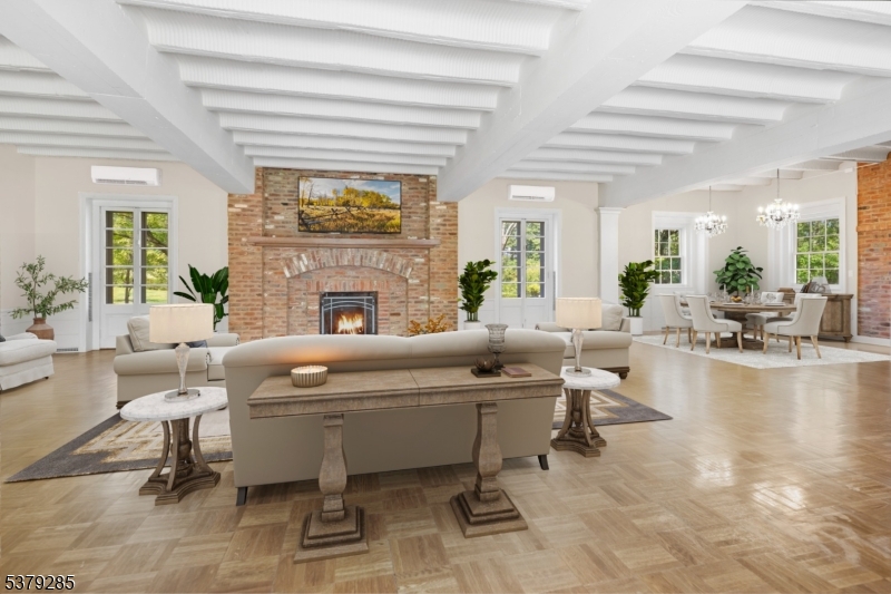 49 Liberty Corner Road Bernards, NJ 07931 - Photo 10 of 50 a living room with fireplace furniture and a fireplace