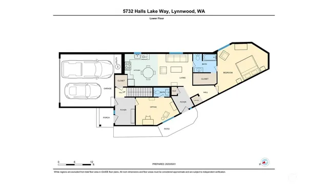 a view of a house with potted plants