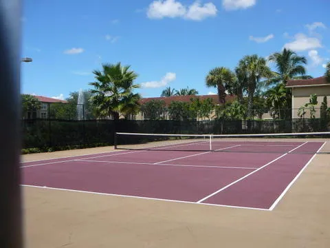 a view of a tennis court