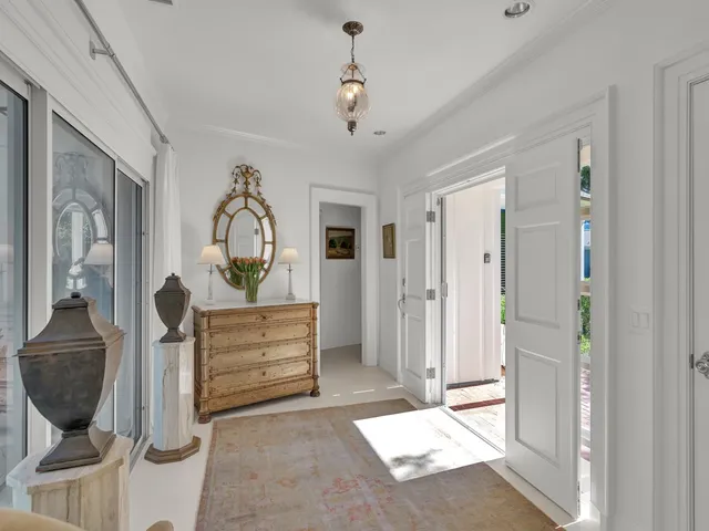 a view of living room and front door