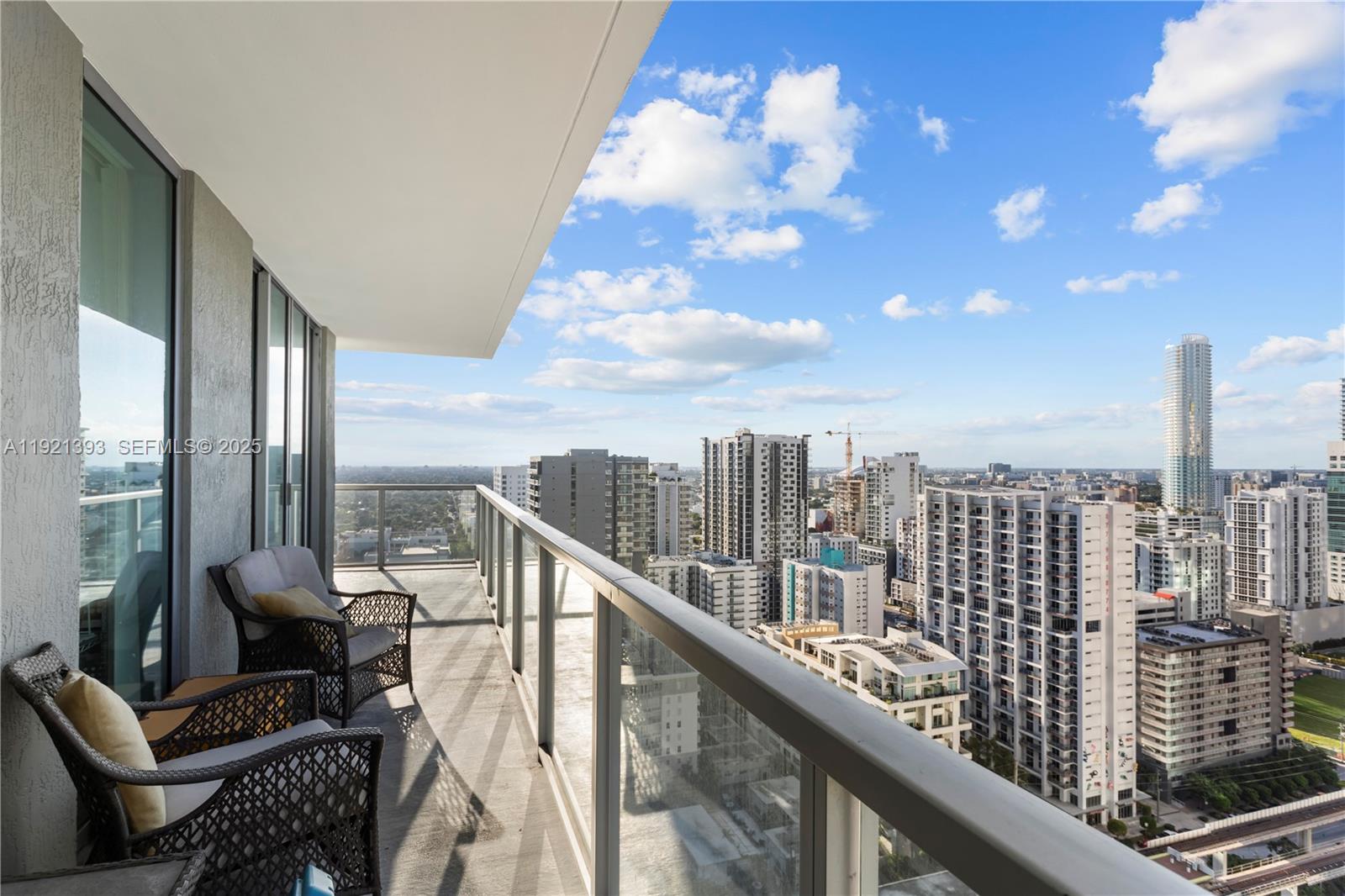 1111 Southwest 1st Avenue, Unit 2925N Miami, FL 33130 - Photo 14 of 19 a view of a balcony with city view