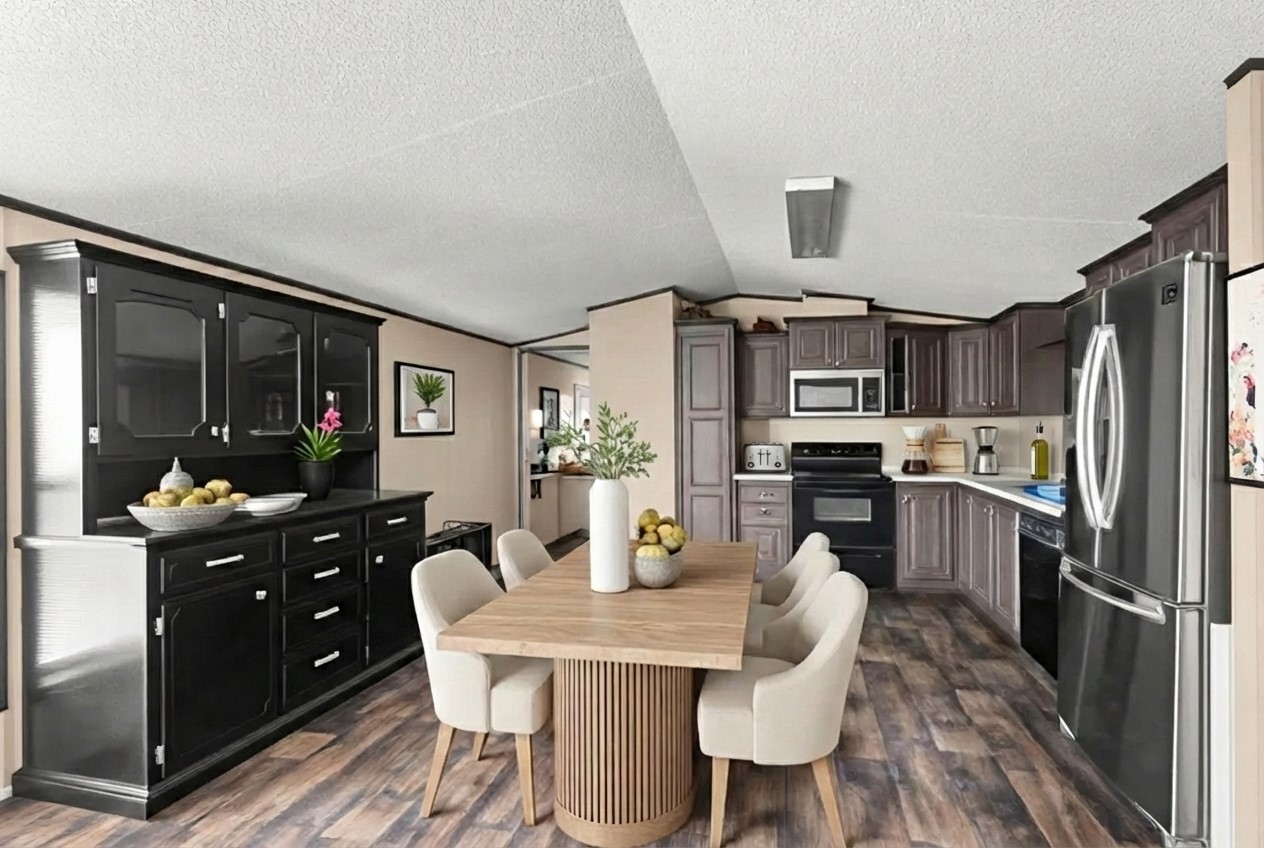 337 Southwest Front Street Bartlett, TX 76511 - Photo 8 of 30 Another view of the spacious dining, kitchen area, virtaully staged.