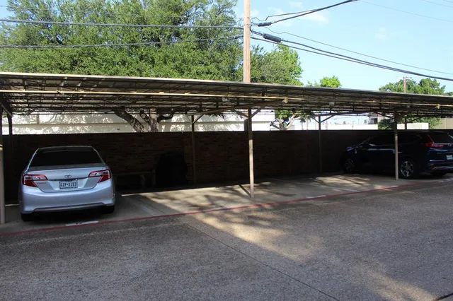 a car parked in a parking lot