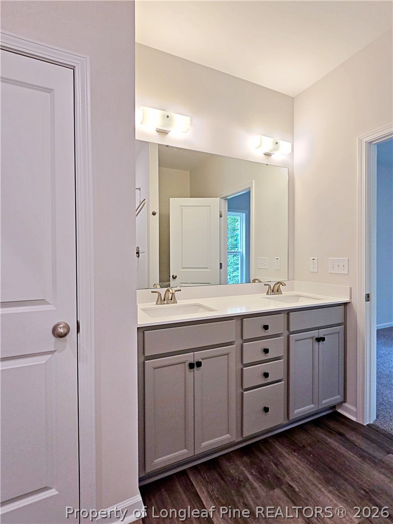 331 Appaloosa Drive Spring Lake, NC 28390 - Photo 16 of 29 a spacious bathroom with 2 sink and a mirror